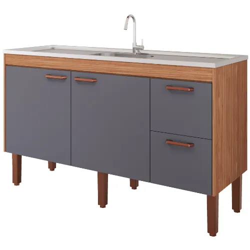 GABINETE COZINHA MGM SLIM TITANIUM